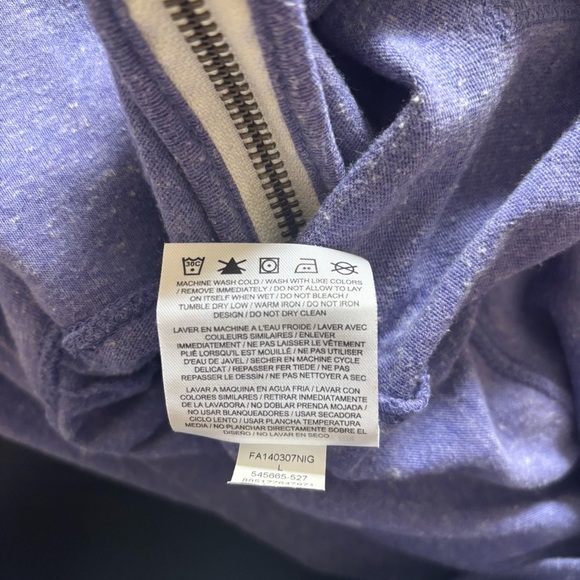 Nike Purple Zip-Up Sweater Knit Design - Picture 7 of 9